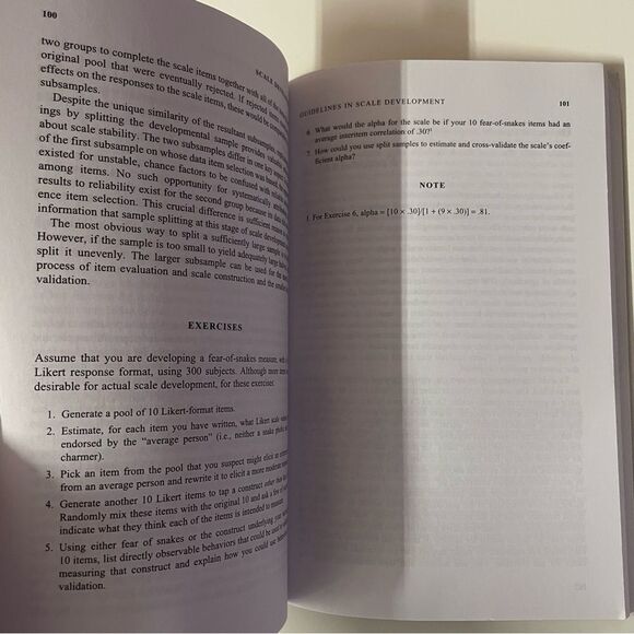 Scale Development Theory & Applications 2nd Ed. by Robert F. DeVellis Paperback - Picture 7 of 8